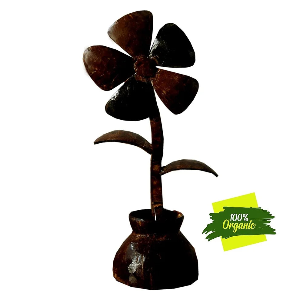 Coconut Shell Flower for Showpiece 1